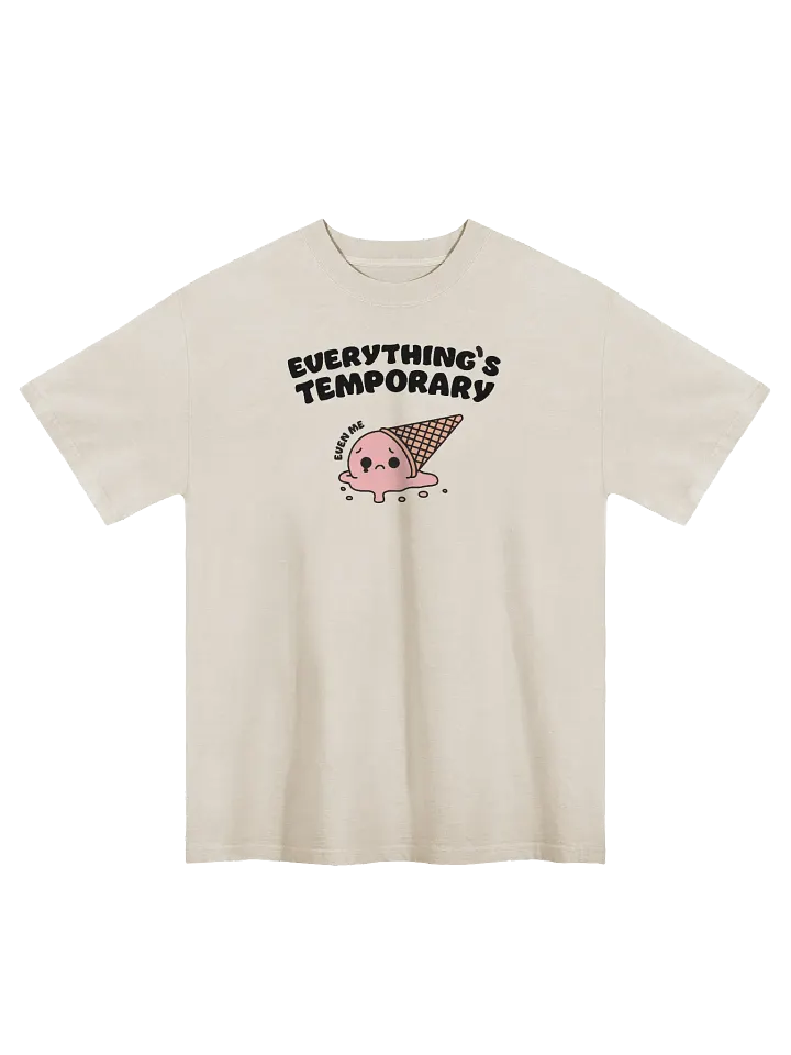 Melted Cream Oversized Shirt product image (3)