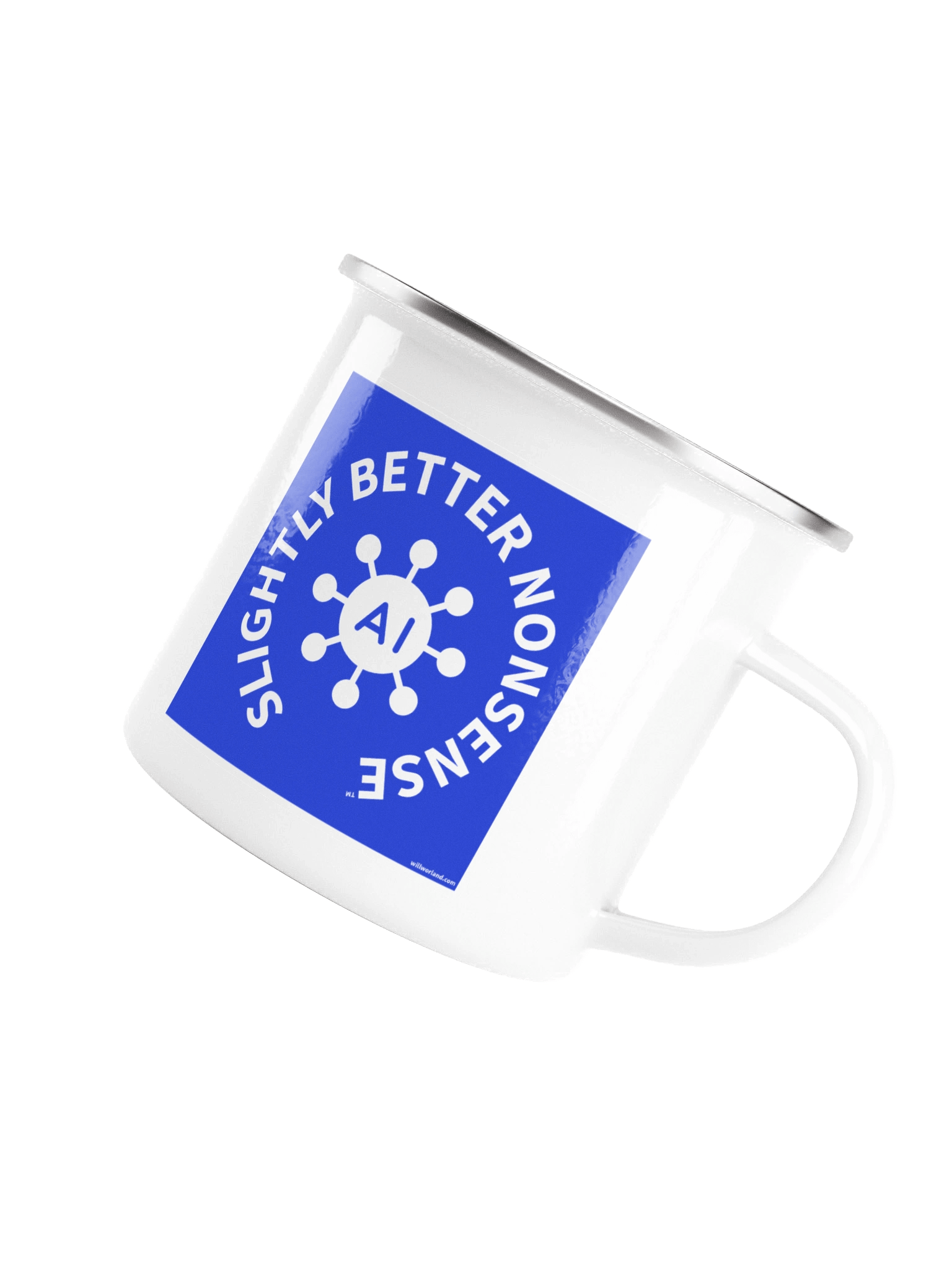 AI… Slightly Better Nonsense (Enamel Camp Mug) product image (5)