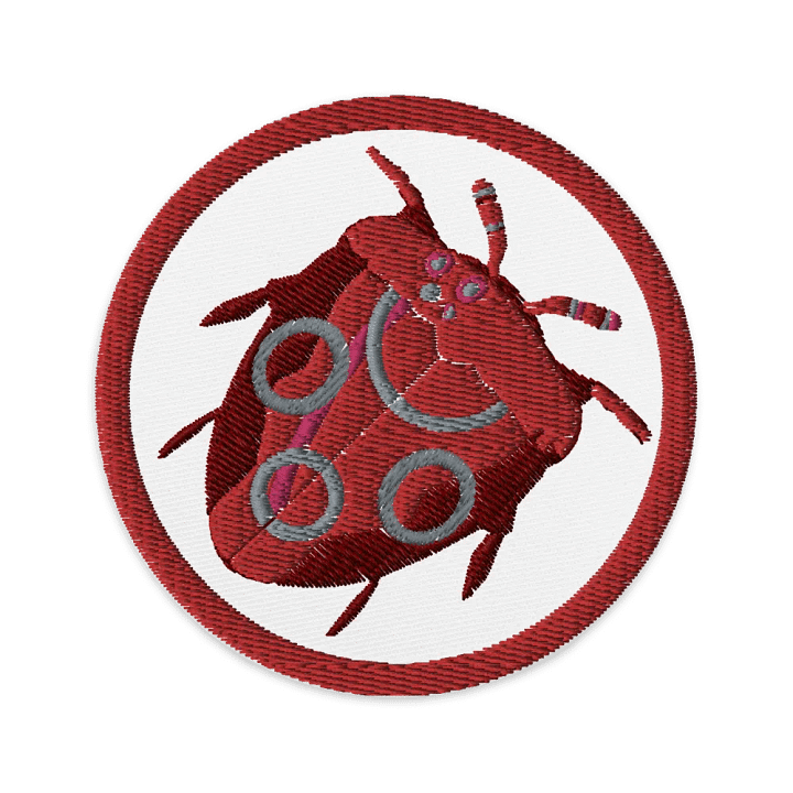Fruity Beetle Embroidered Patch product image (9)