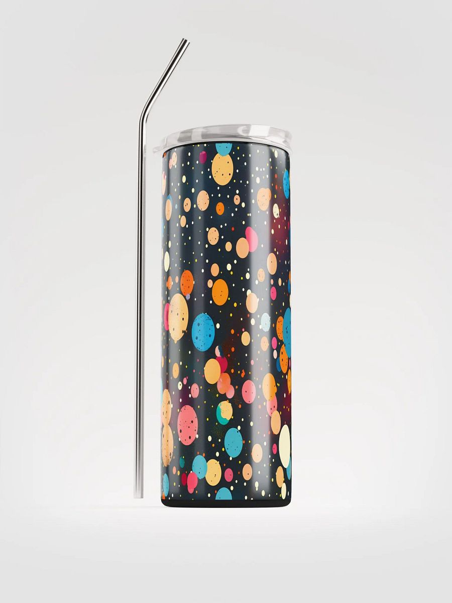 Cosmic Bubble Polka Dot Pattern Stainless Steel Tumbler product image (4)