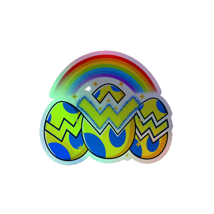Wesakai Egg Rainbow Sticker product image (1)