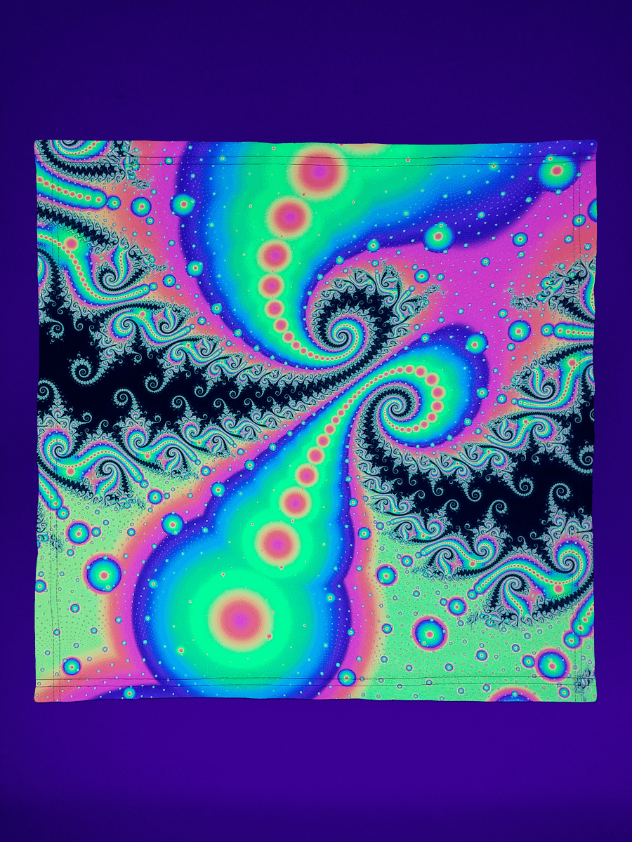 UV fractal bandana - Pink Lemonade Sunrise product image (1)