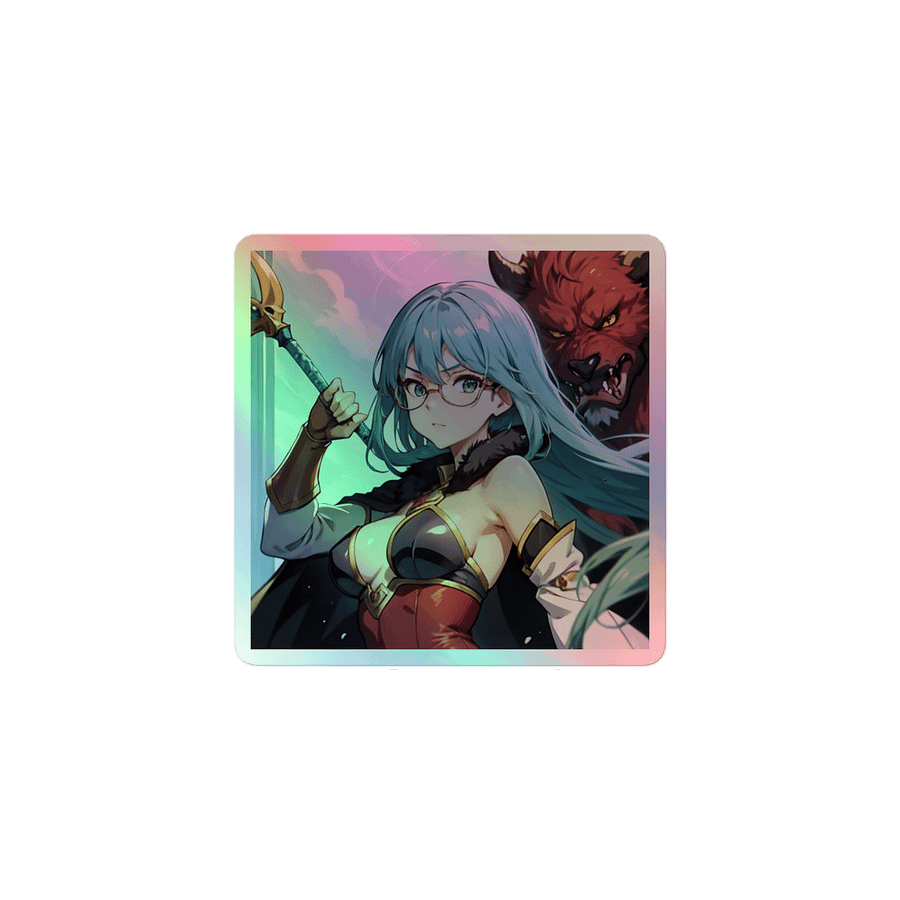 Aqua K Warrior HOLOGRAPHIC" STICKERS product image (1)