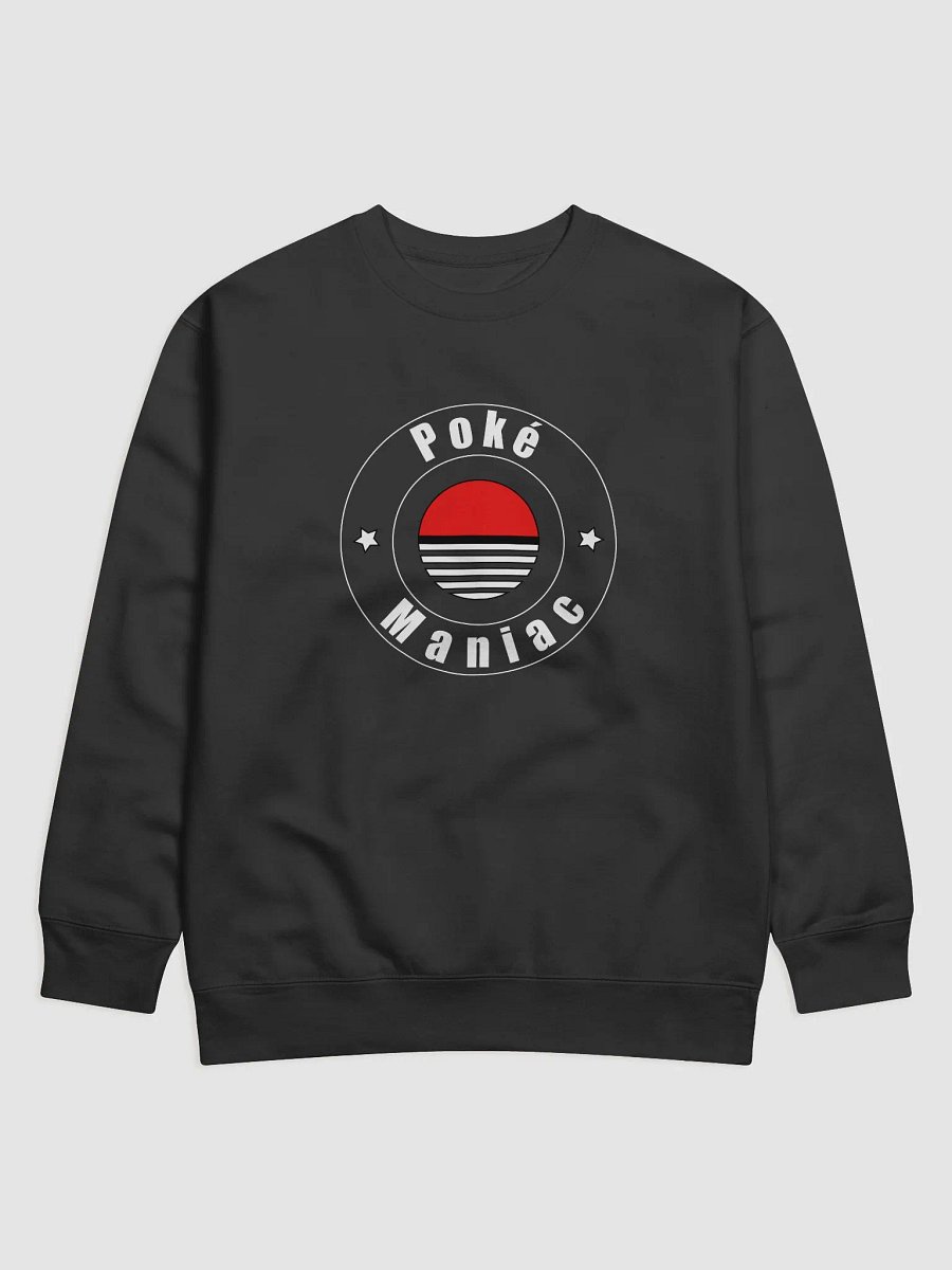 Pokemaniac Logo in White Premium Sweatshirt product image (1)