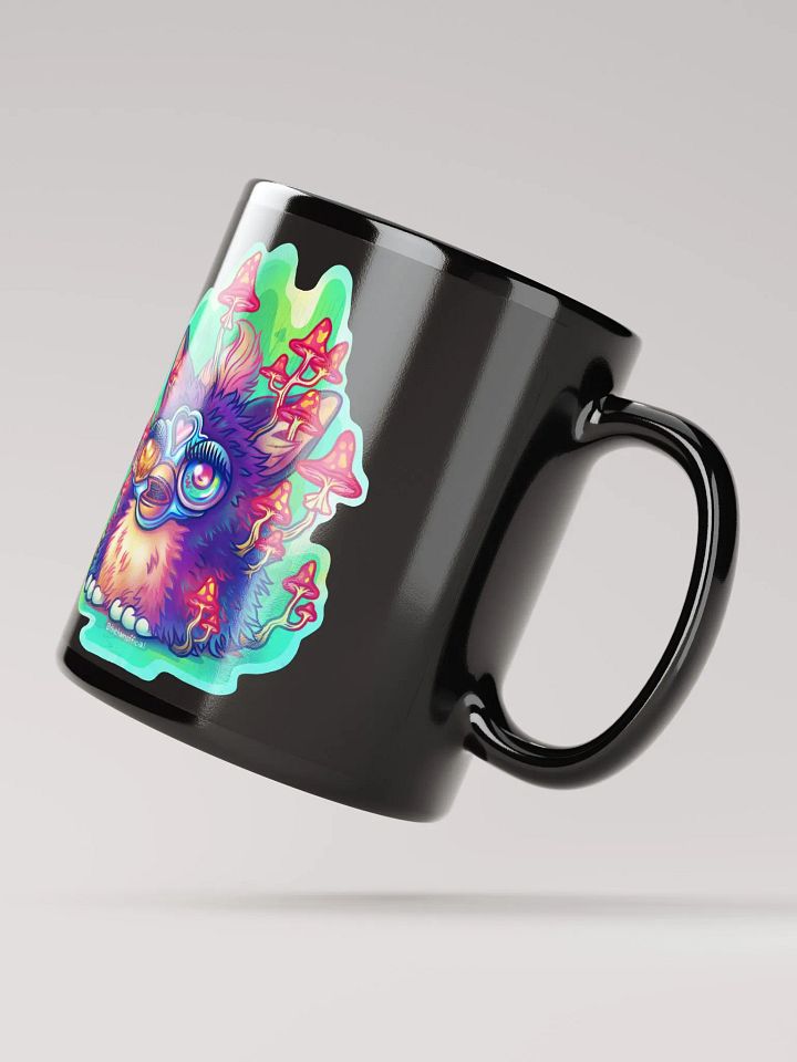 Nostalgic Fungus Creature Black Mug product image (4)