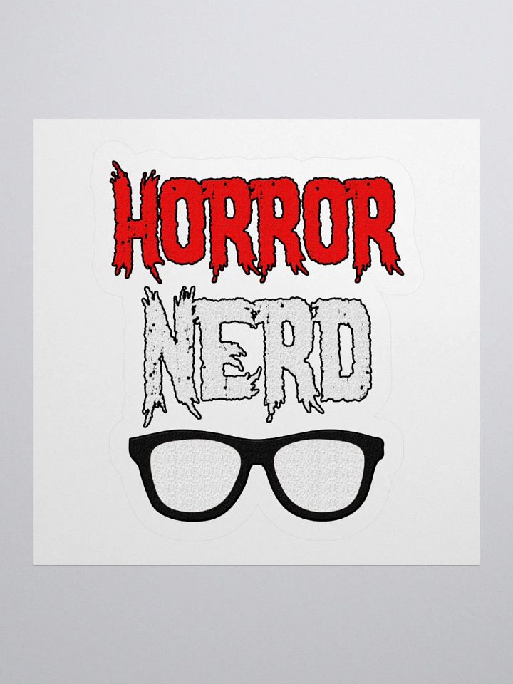 Horror Nerd Sticker product image (1)