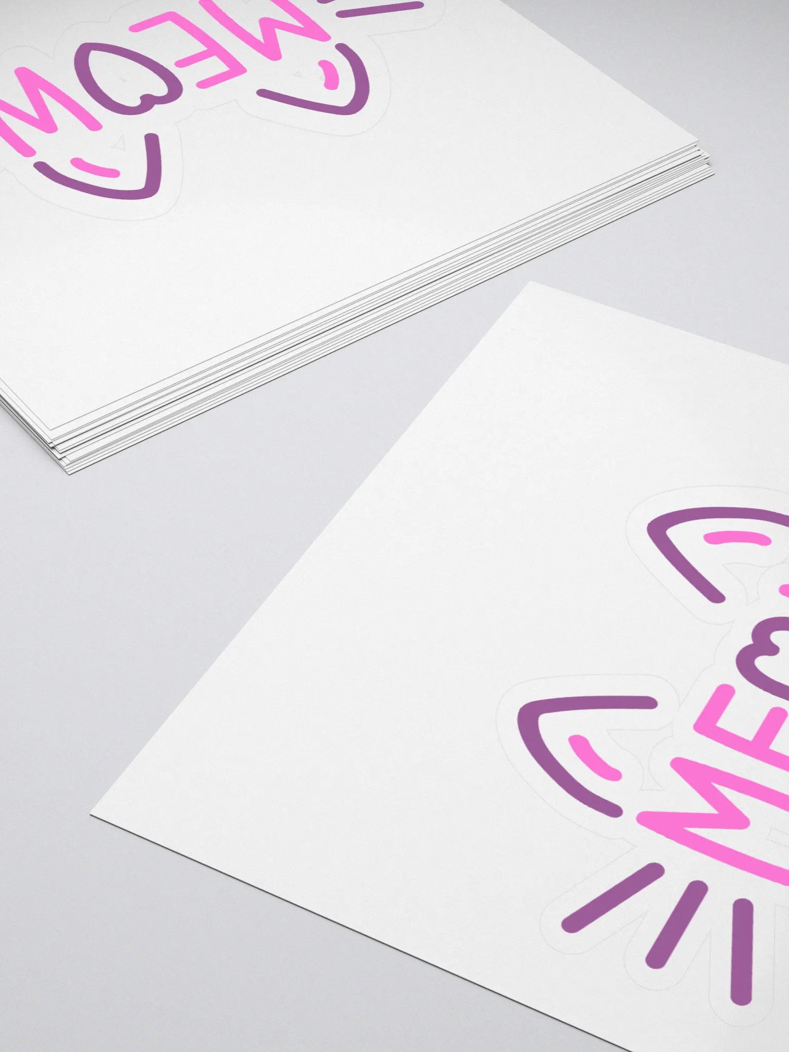 Meowtastic Kiss-Cut Stickers product image (4)