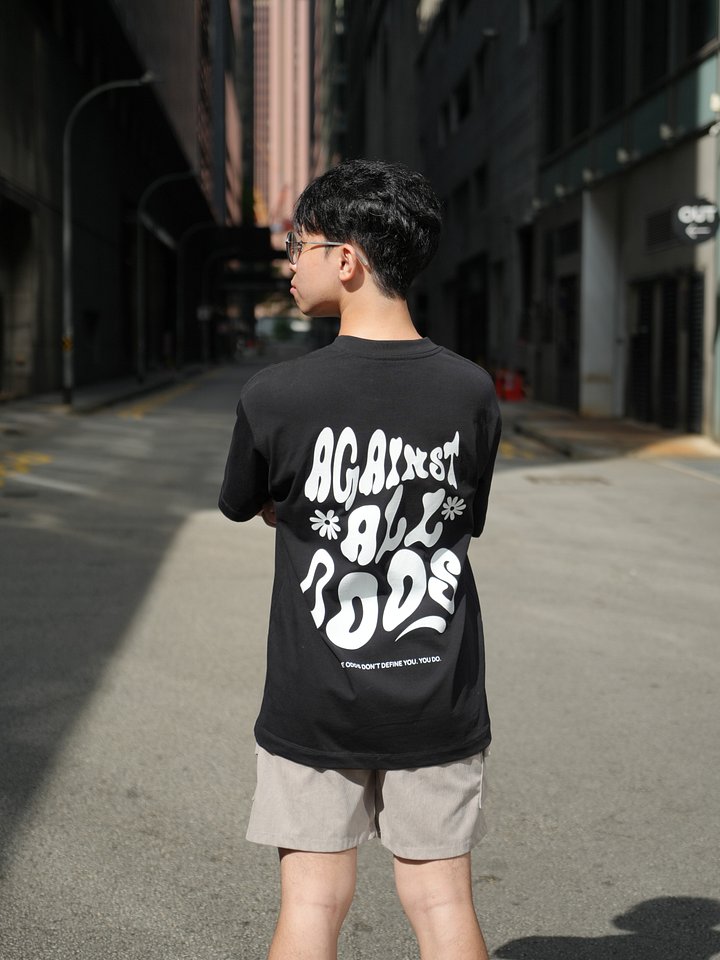 Against All Odds Tee — Phantom Black™ product image (1)