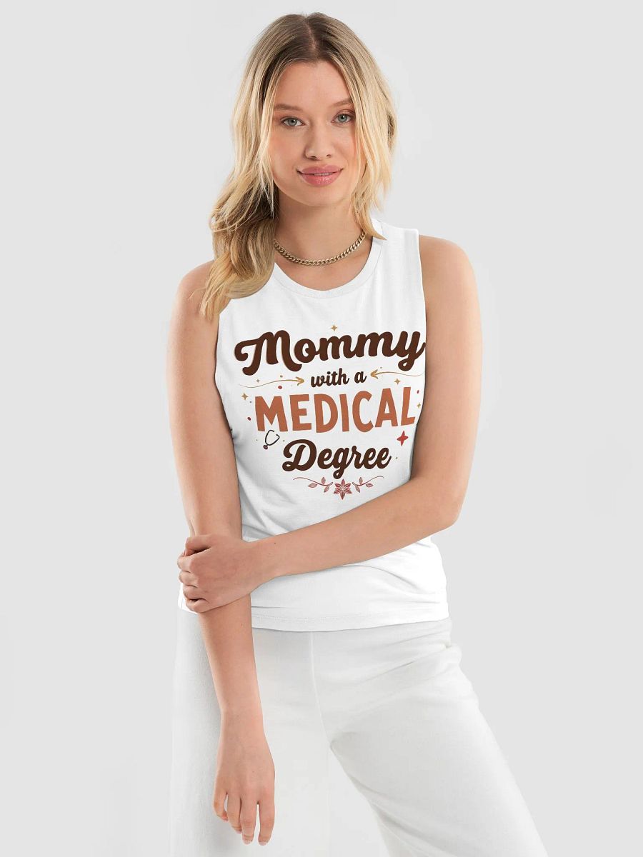 Momin Med Women's Flowy Muscle Tank - Mommy with a Medical Degree product image (18)