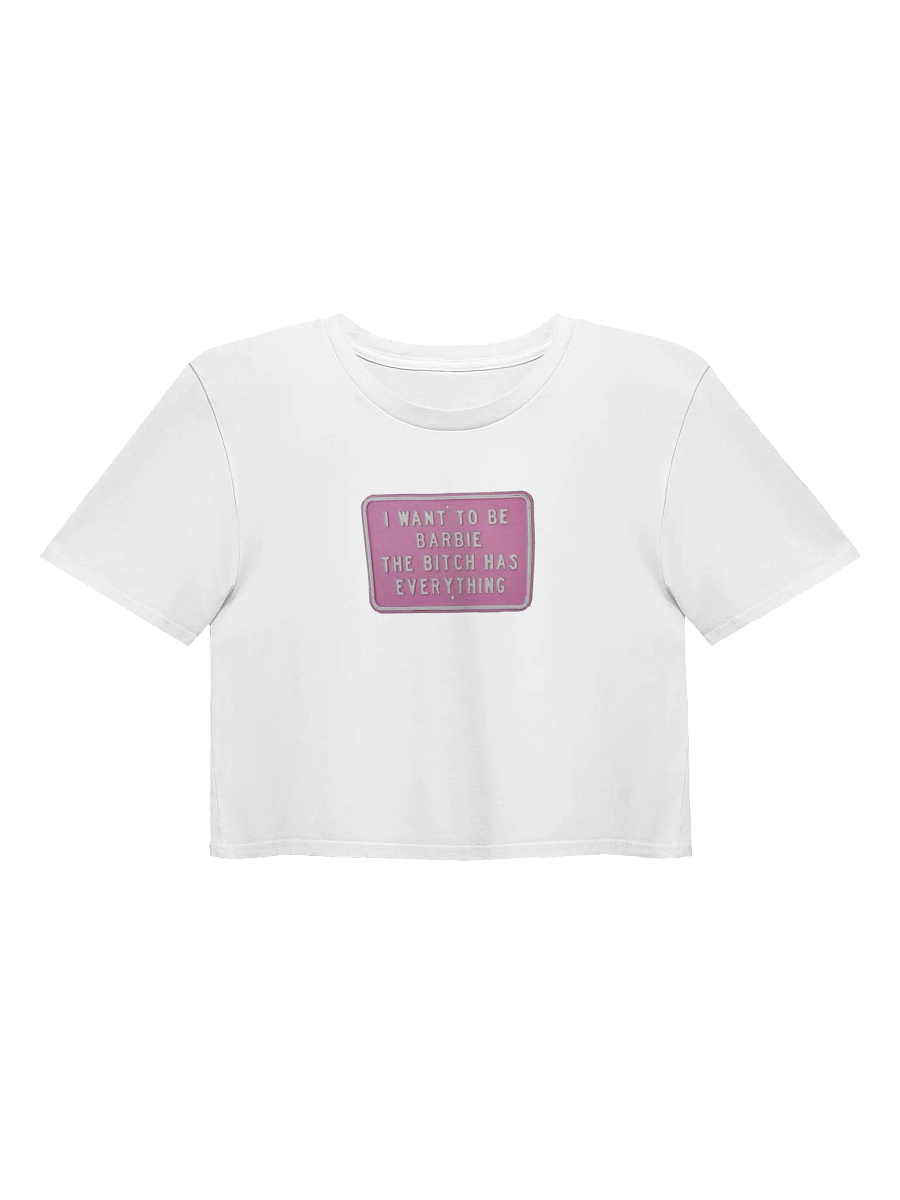 Barbie Bitch Crop Tee product image (3)