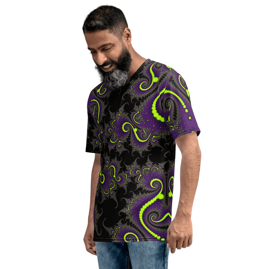 Fractal men's T-shirt - Acid Nights product image (8)