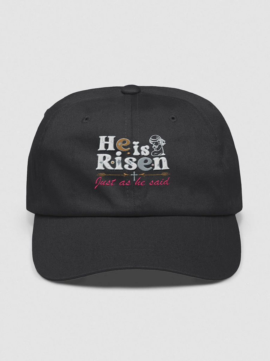 He is Risen, Just as He Said, Christian Dad Hat product image (2)