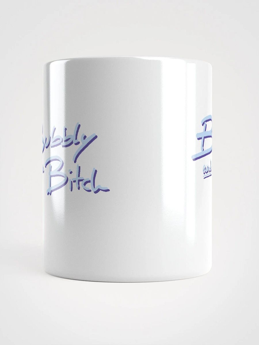Bubbly and a B*tch (blue and purple shadow design) mug product image (9)
