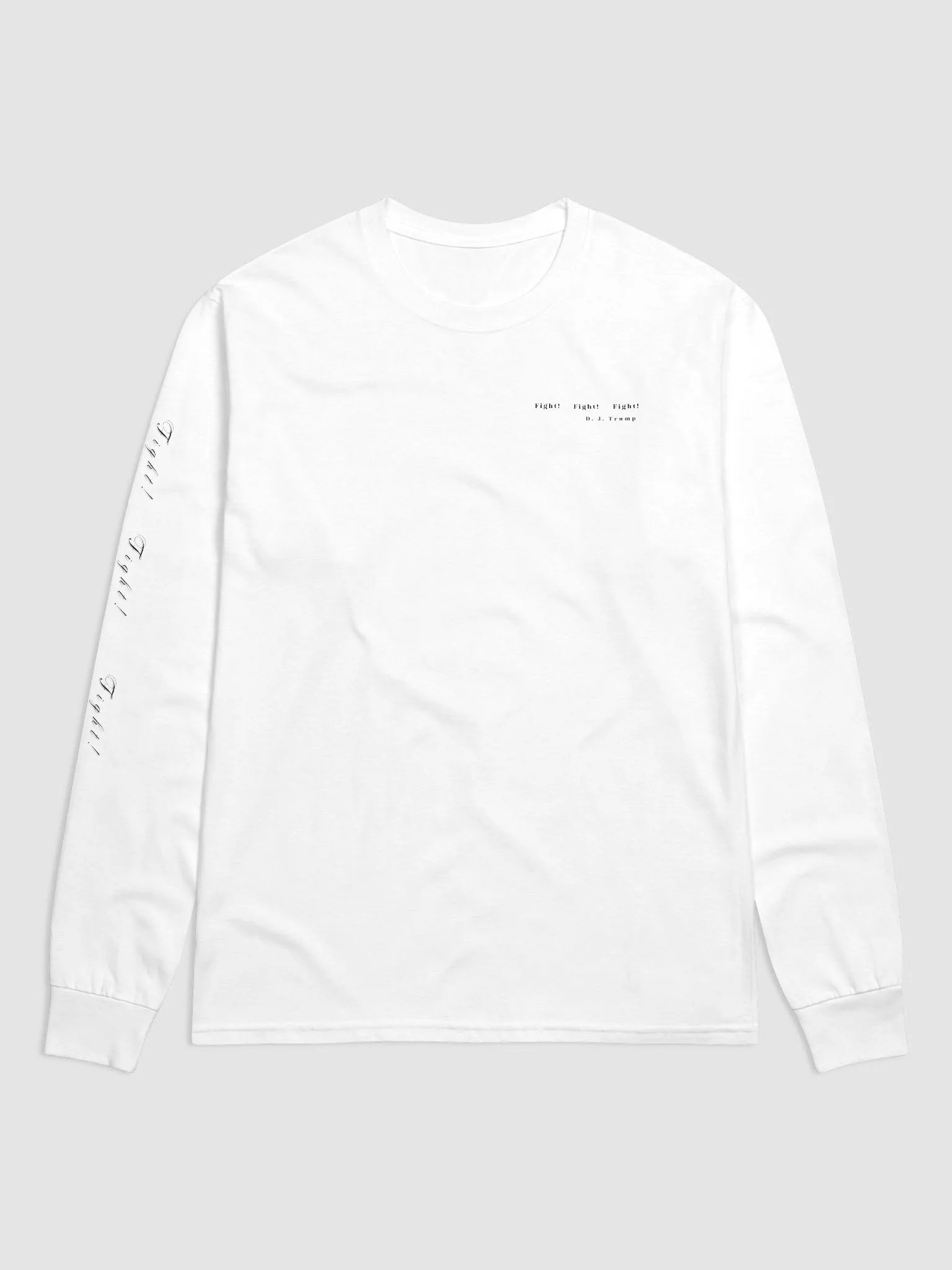 Long Sleeve Tee: Fight D. J. Trump product image (4)