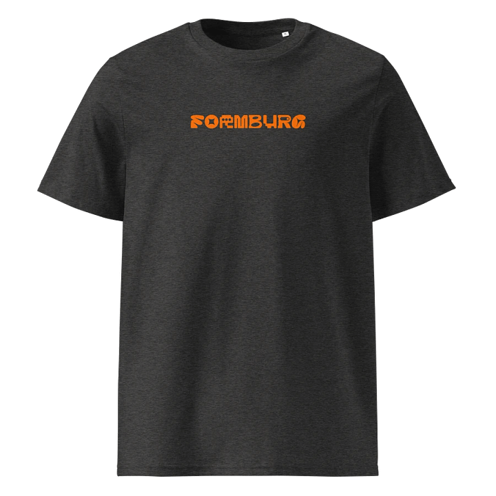 T-Shirt dunkel – "Formburg" Schriftzug – Druck Akzentfarbe product image (1)