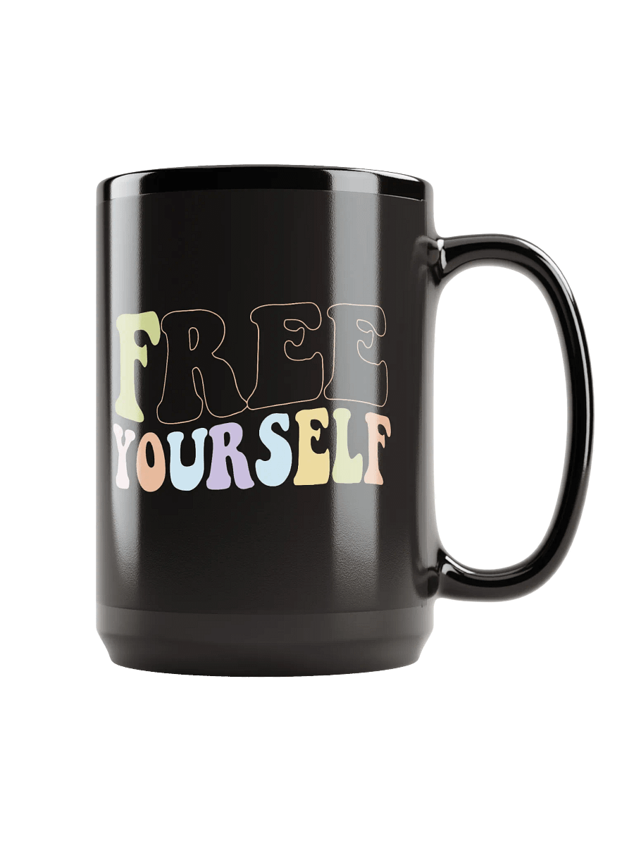 Free Yourself Large Black Mug product image (1)
