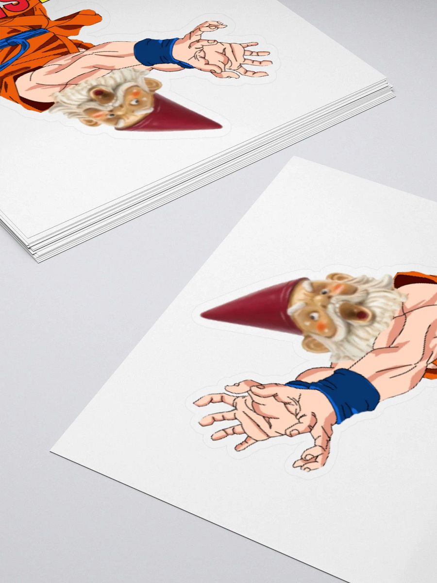 Gnome Saiyan KissCut Sticker product image (4)