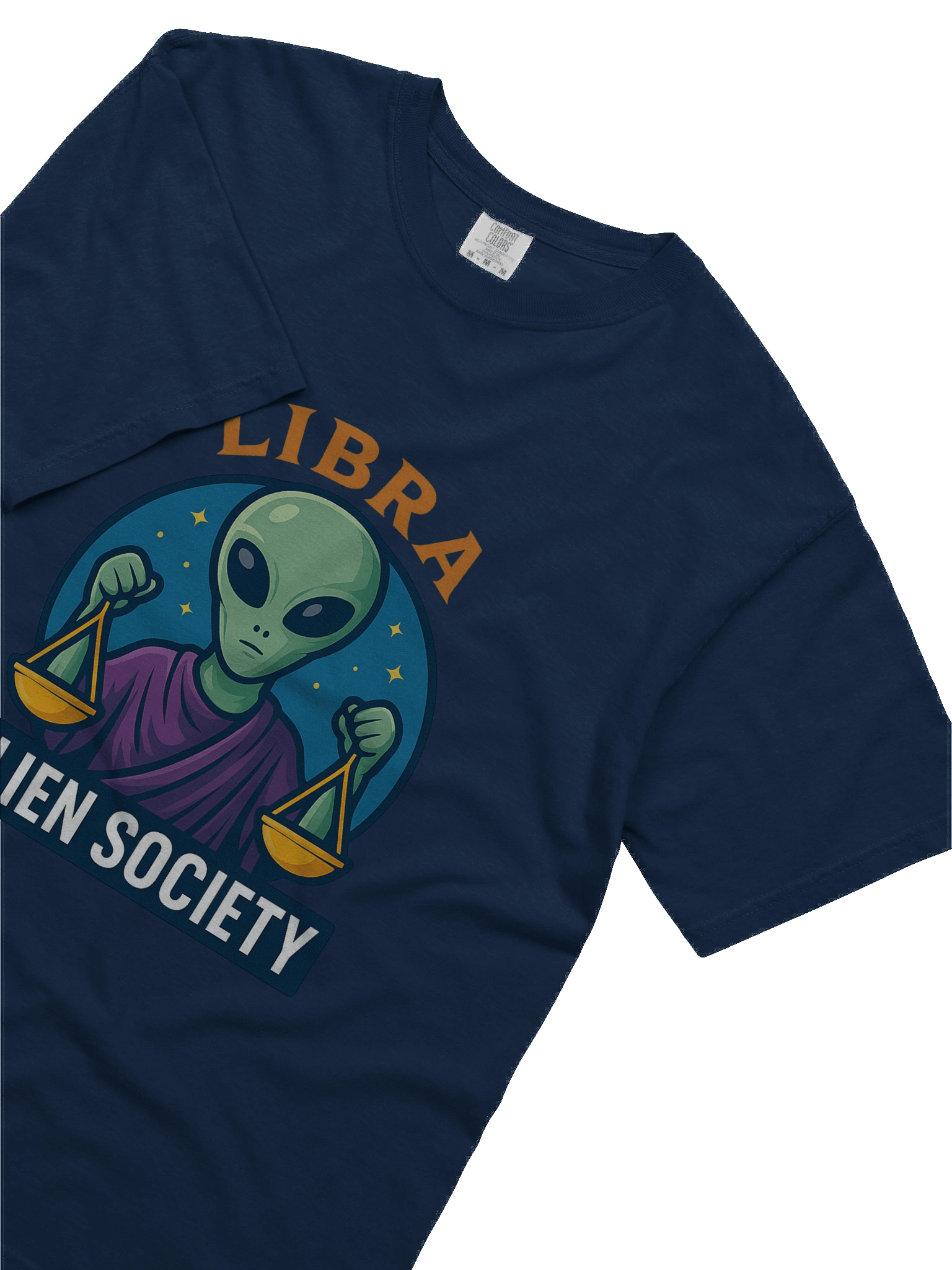 Libra Alien Society Scales of Justice T-Shirt product image (33)