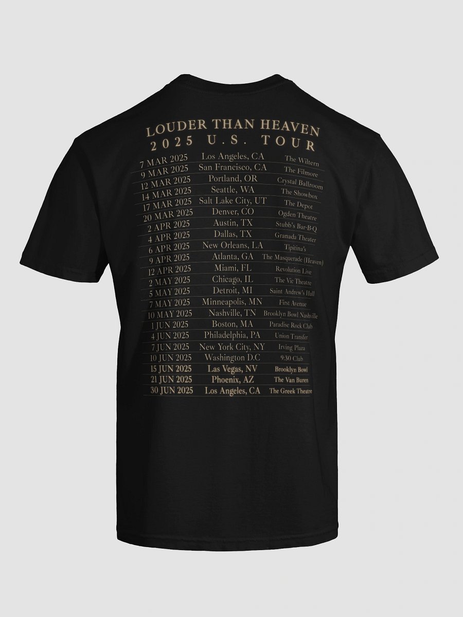 Louder Than Heaven Tour T-Shirt product image (9)