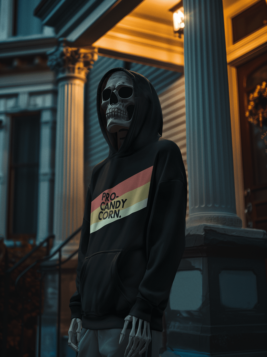 Retro Pro-Candy Corn Halloween Hoodie product image (1)