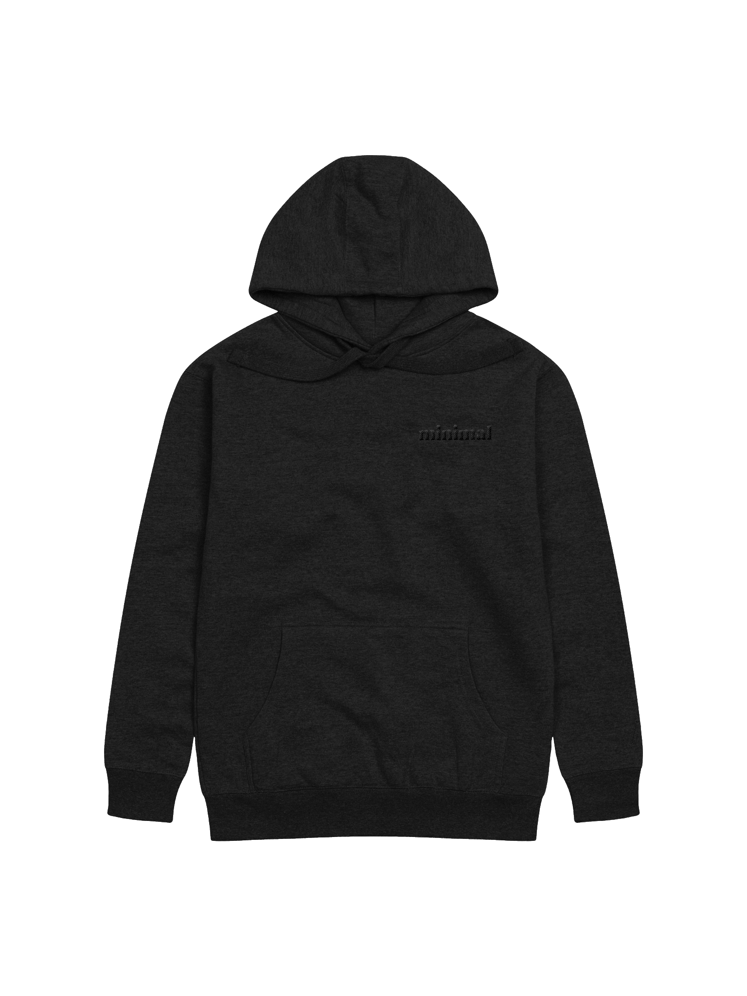 001: black stitched hoodie product image (1)