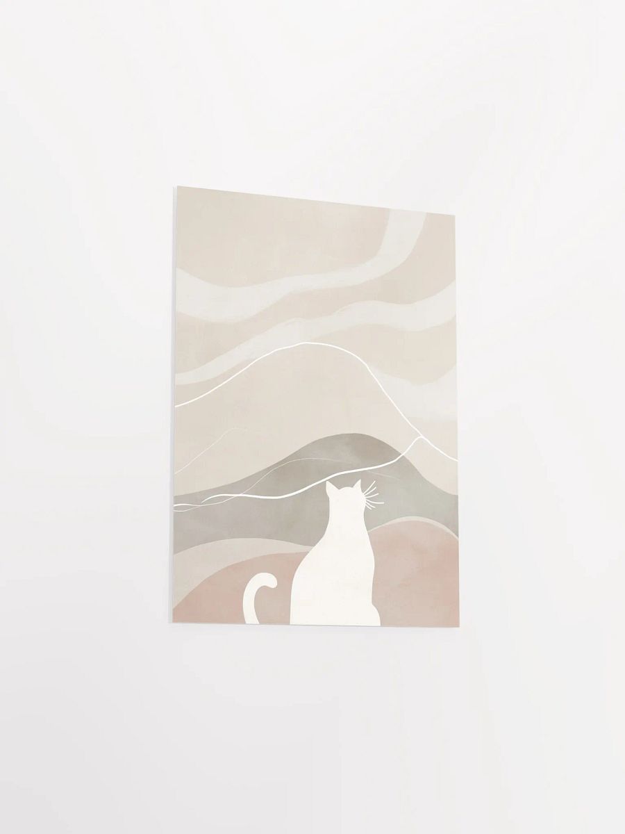 Minimalist Cat Silhouette Poster product image (5)
