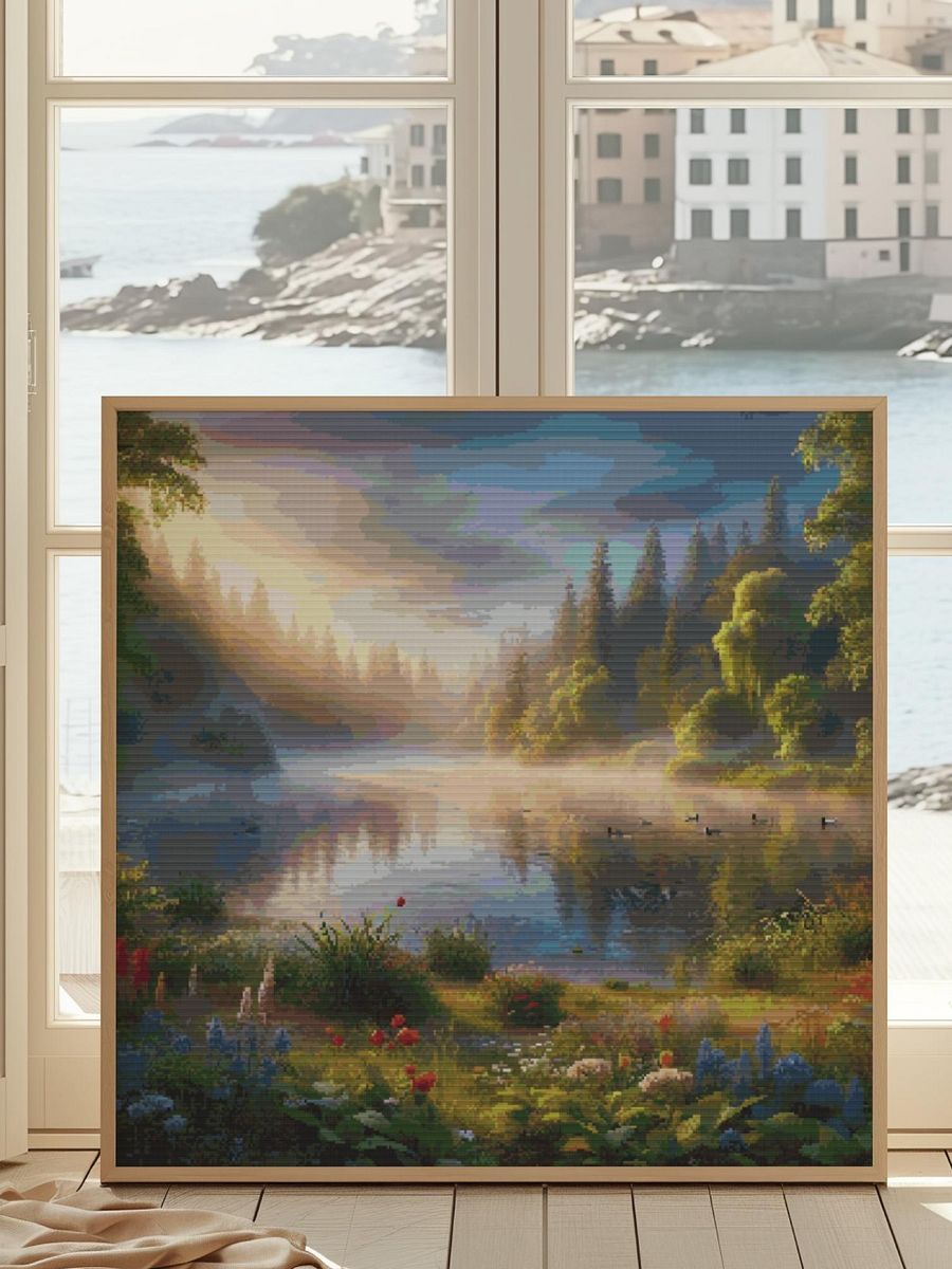 Morning Glow Cross Stitch Pattern product image (4)