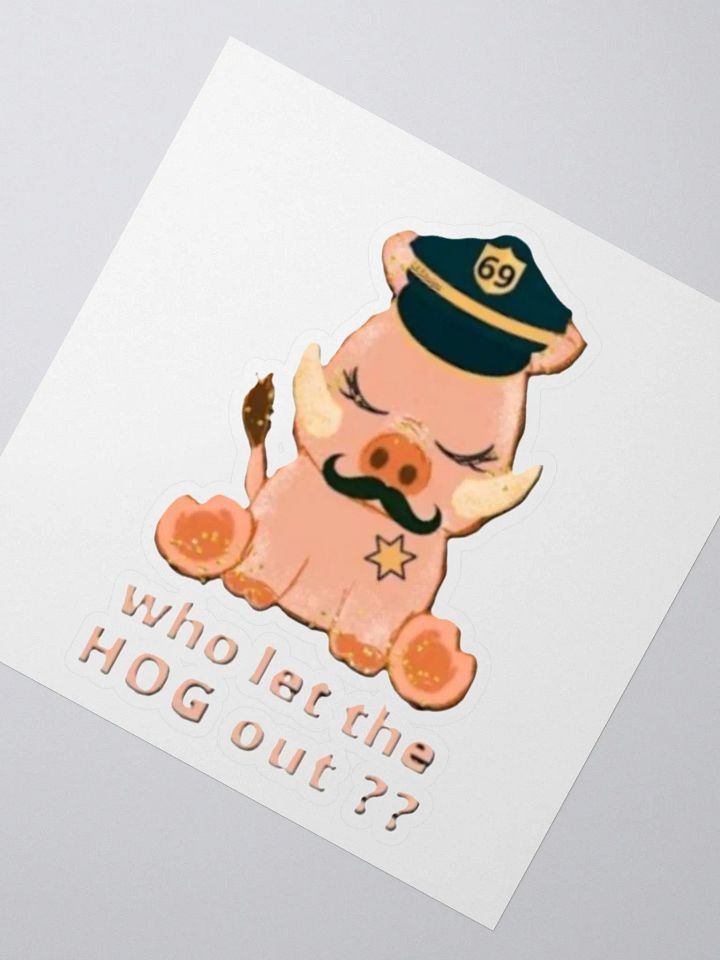 WHO LET THE HOG OUT?? product image (6)