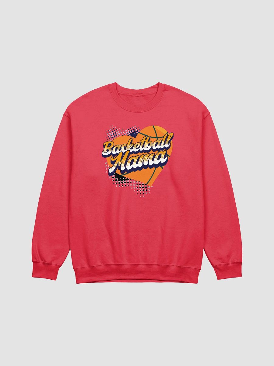 Mama Heart Basketball Crewneck Sweatshirt product image (15)