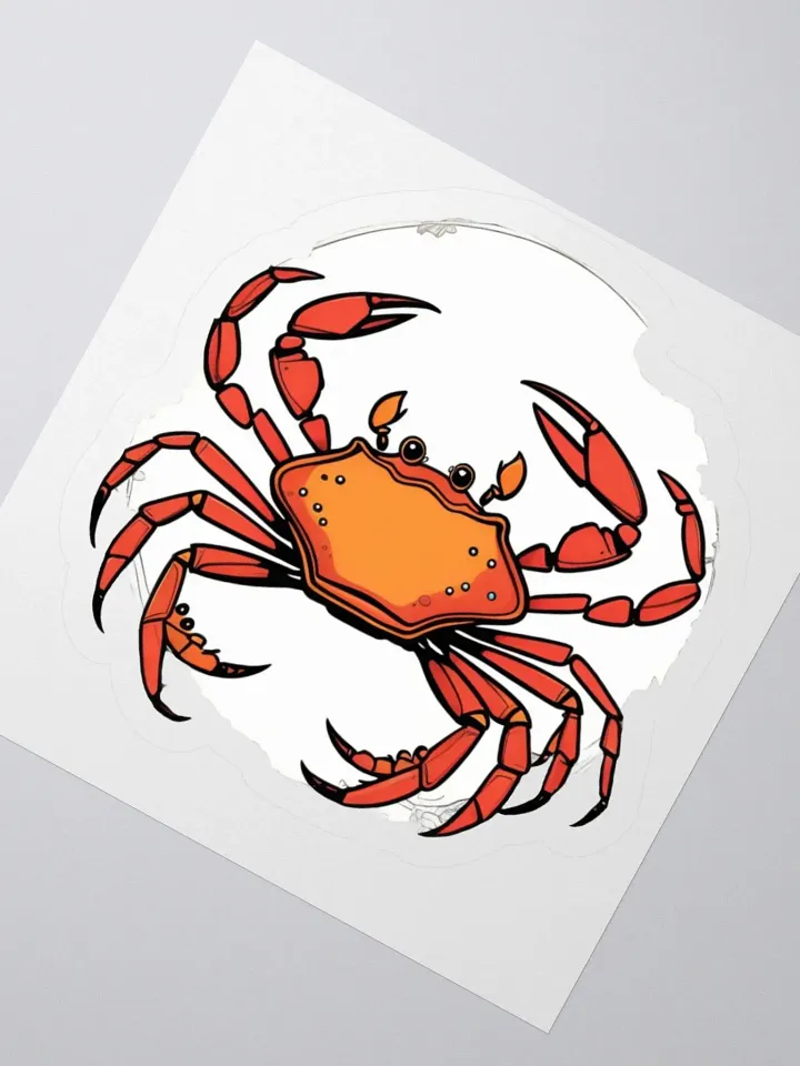 Symmetrical Crab Kiss Cut Stickers product image (2)