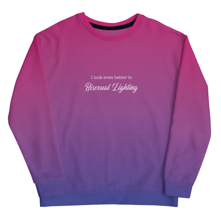 I Look Even Better In Bi Lighting • All-Over Print Sweater product image (1)
