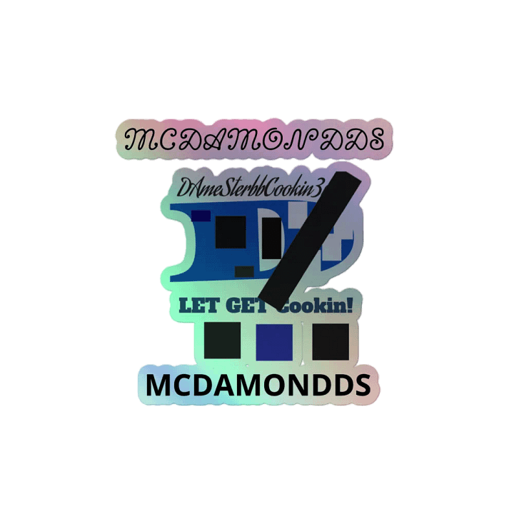 LET GET COOKIN MCDAMONDDS STICKER product image (2)