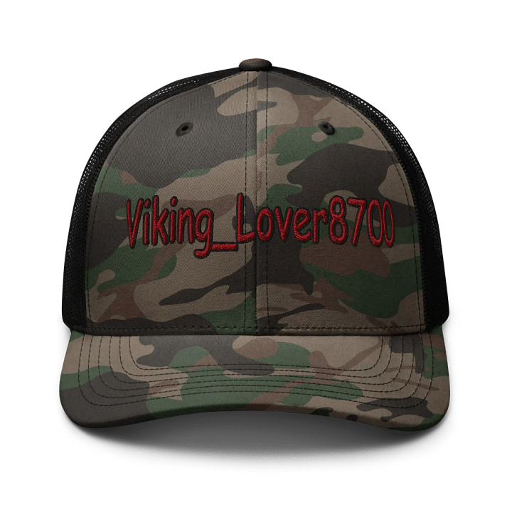 Warrior's Camo Trucker Hat product image (1)