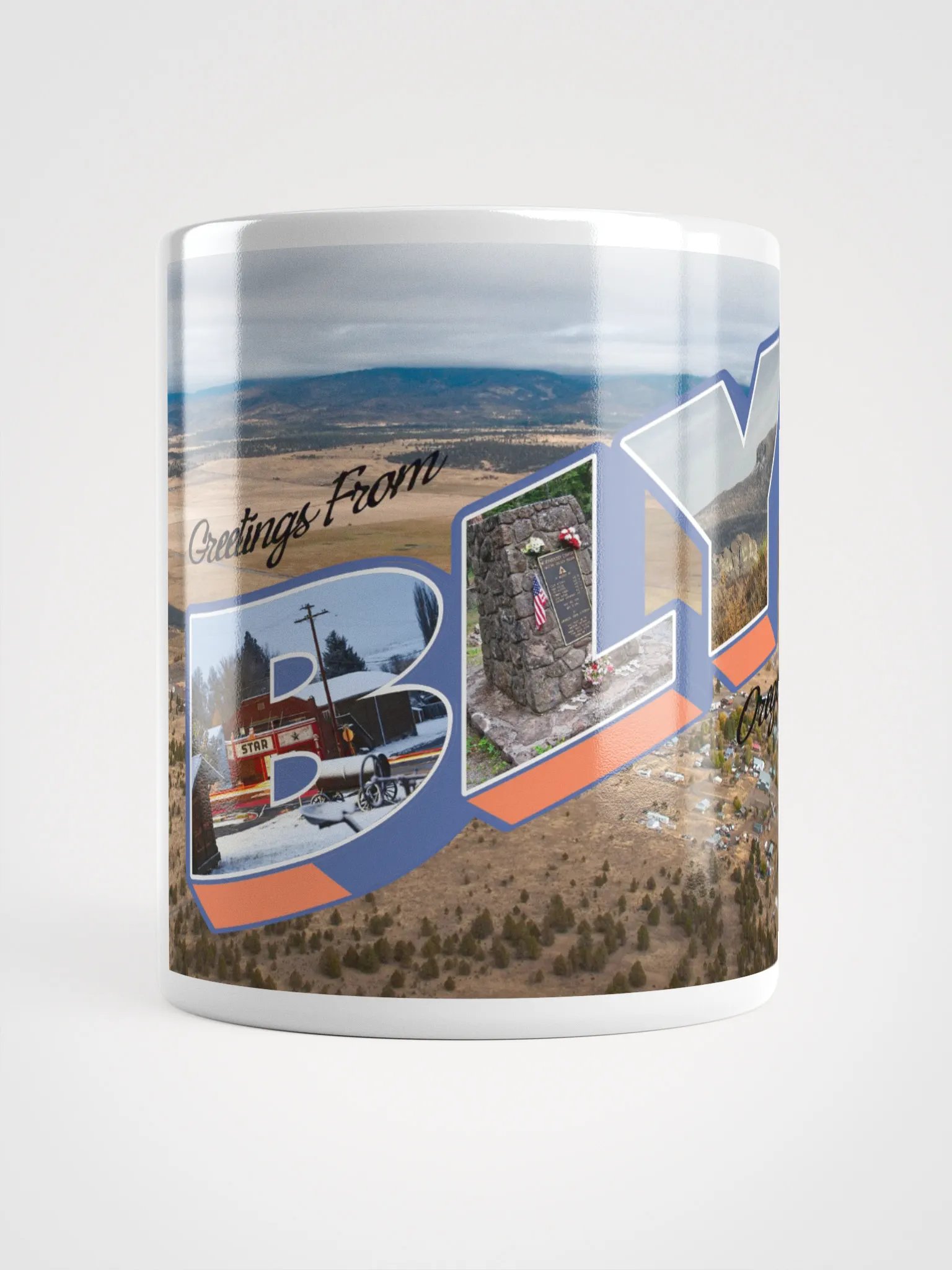 Greetings From Bly Coffee Cup (White) product image (2)