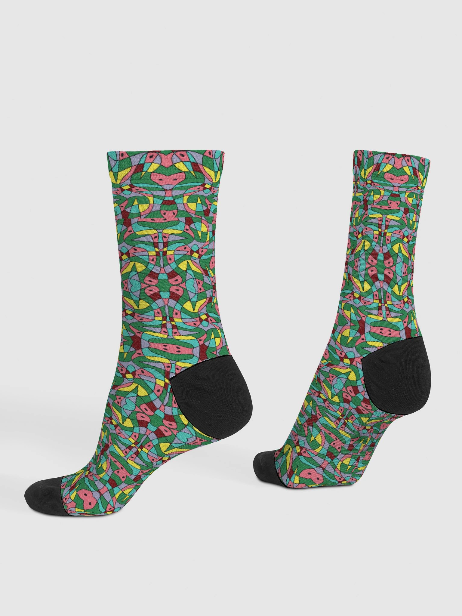 Watermelon Bloom – Sustainable Premium Crew Socks product image (4)