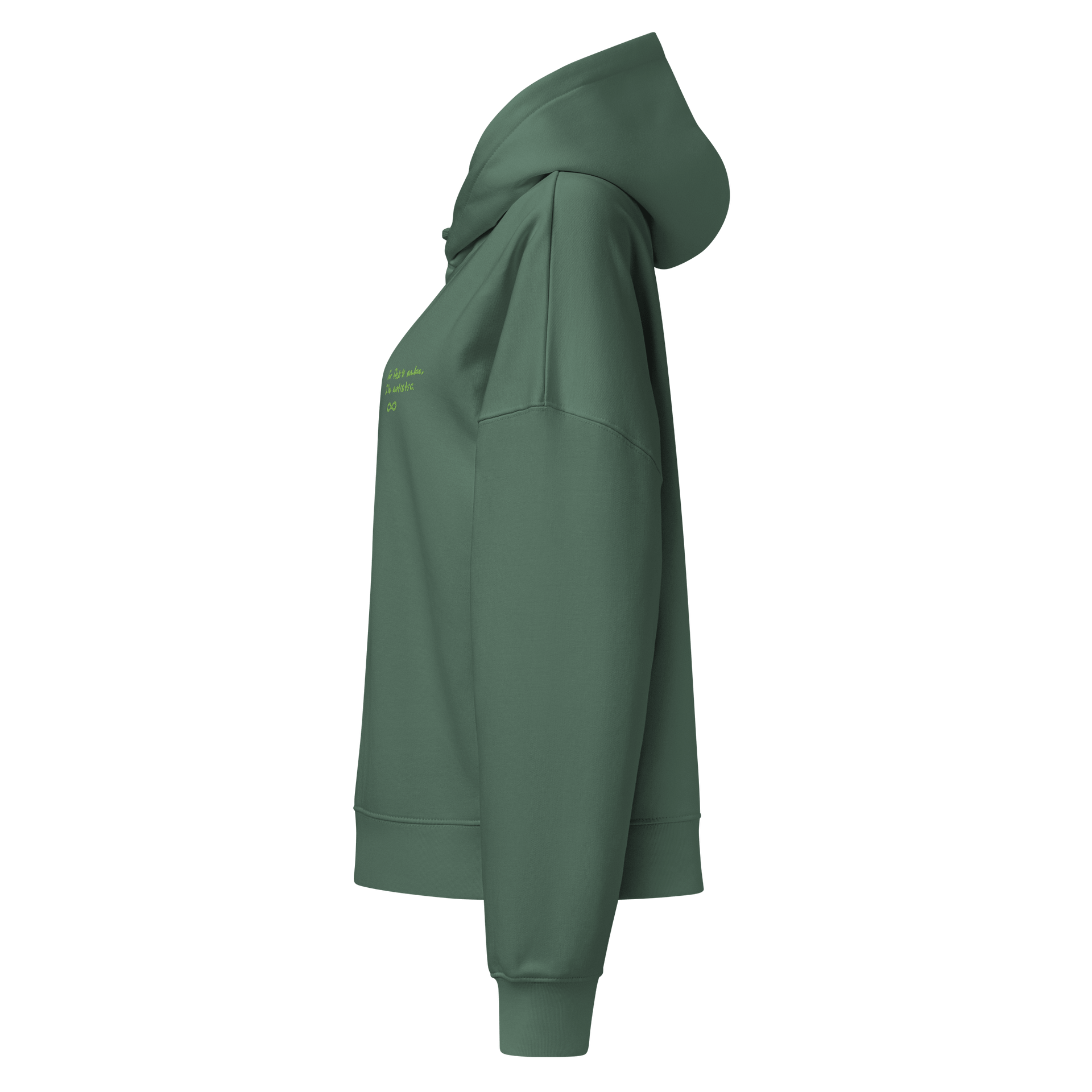 FFS duotone green women's retro hoodie product image (5)