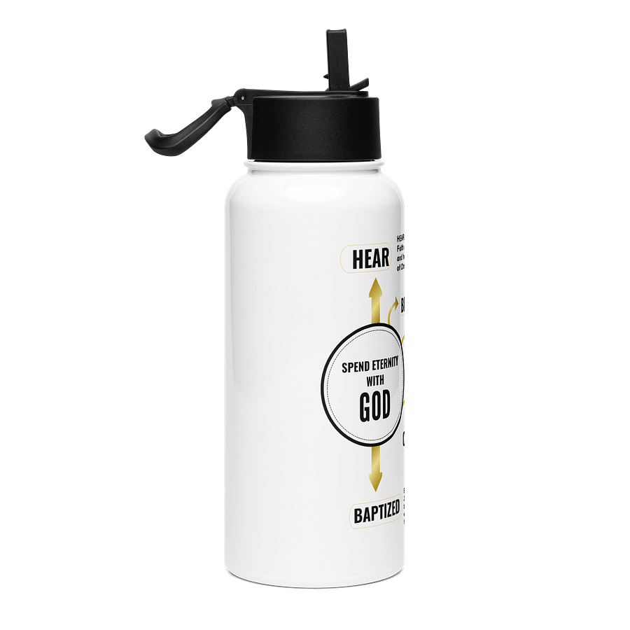 Stylish Faith-Inspired Stainless Steel Water Bottle product image (4)