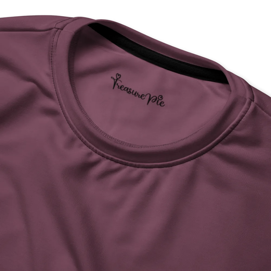 Plain Deep Purplish Red Soft Summer Unisex Recycled Polyester Heavyweight Premium Sweatshirt by Treasure Pie product image (4)