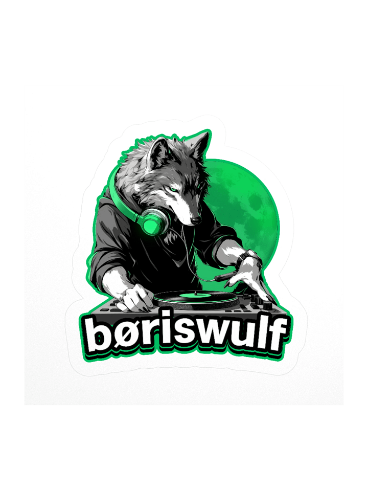 Howling Beats Kiss Cut Stickers product image (1)