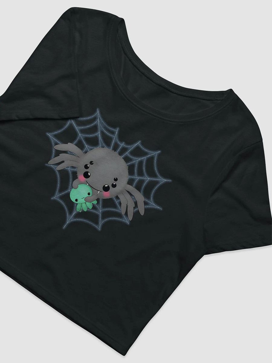 Fuzzy Jumping Spider Crop Top product image (3)