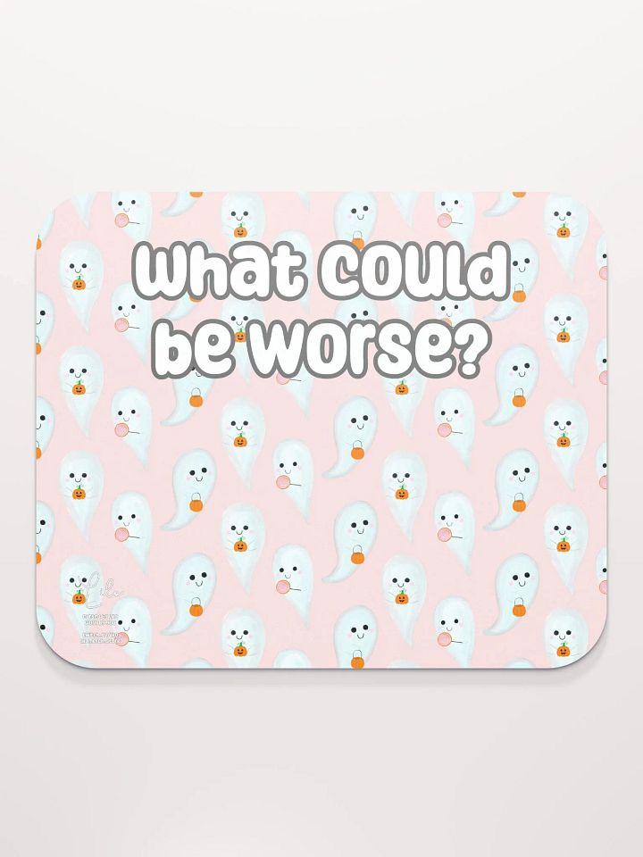 What Could Be Worse? Medium Mouse Mat - cute ghosts product image (2)