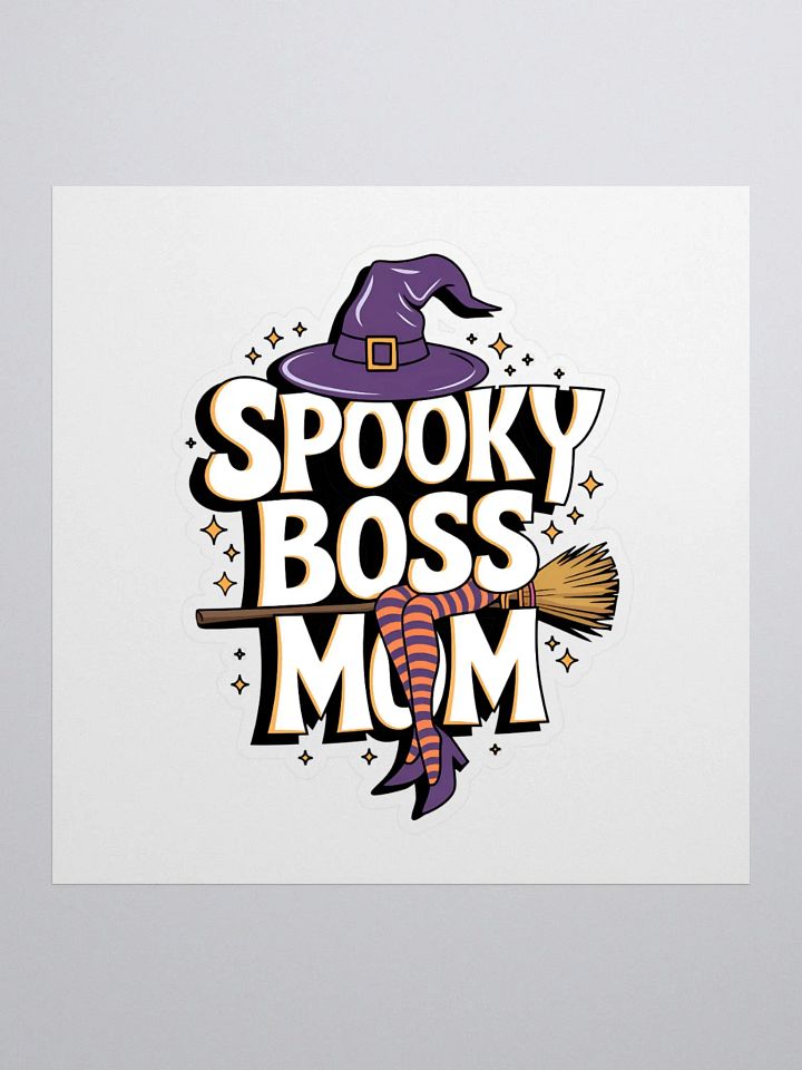 Spooky Boss Mom Witchy Sticker Set product image (1)