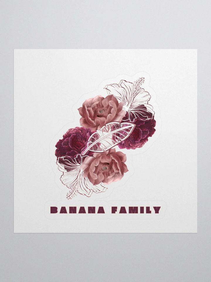Floral Banana Leaf Sticker product image (1)