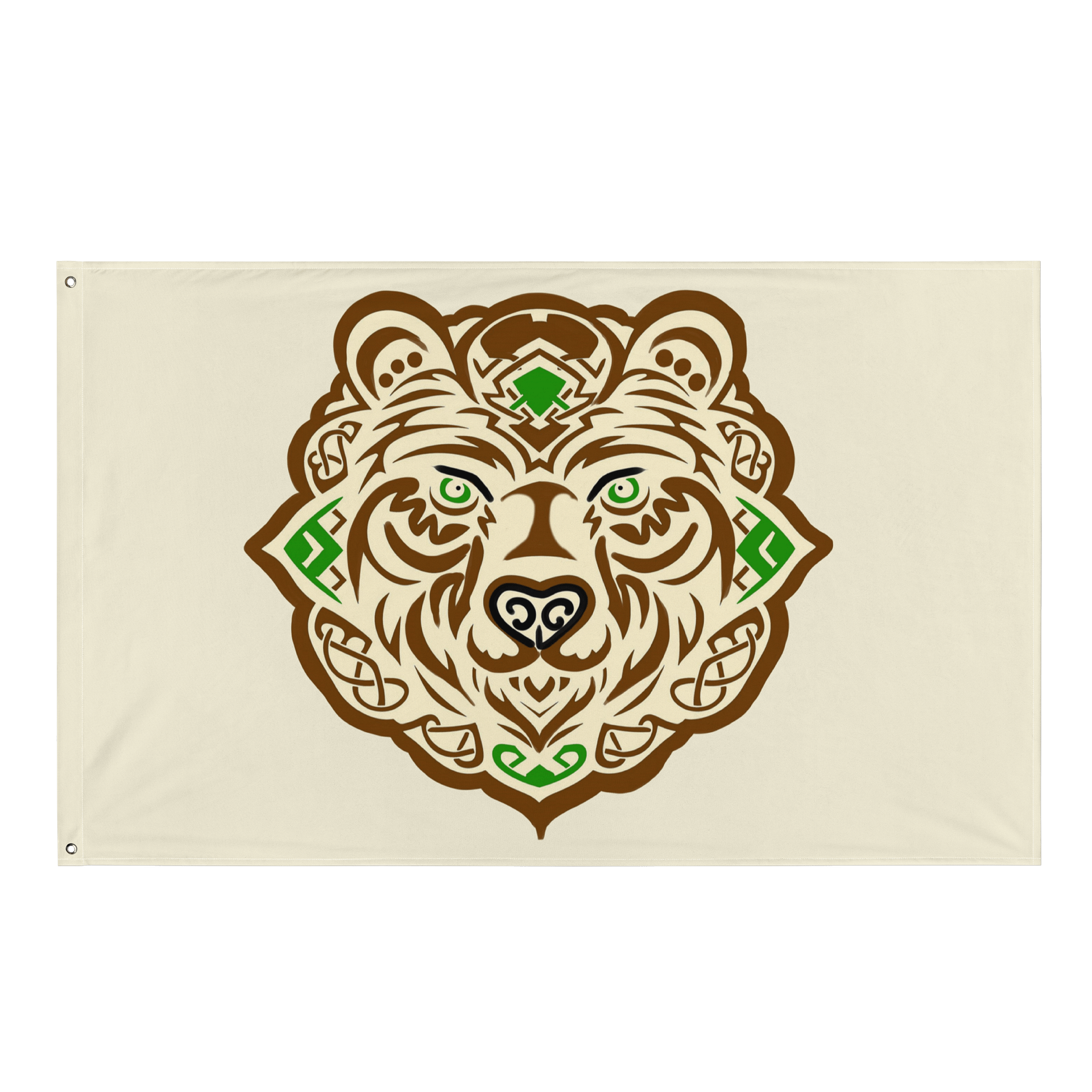 Horizontal Bear Clan Tan Banner product image (1)