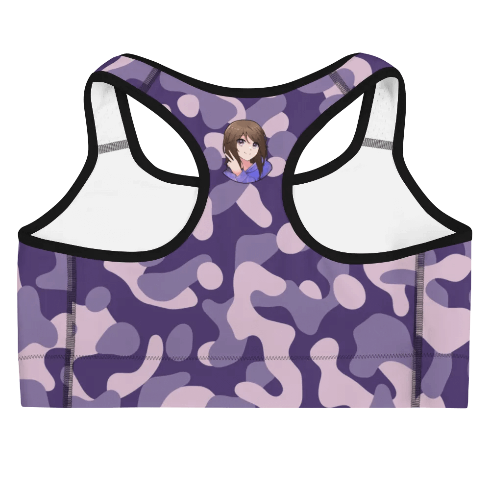 Purple Camo Nova Sports Bra product image (4)