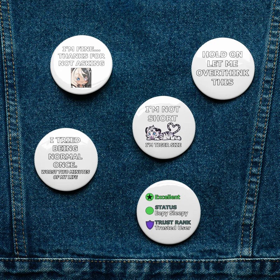 Pin Button - Limited Edition Collection #3 (White) product image (11)