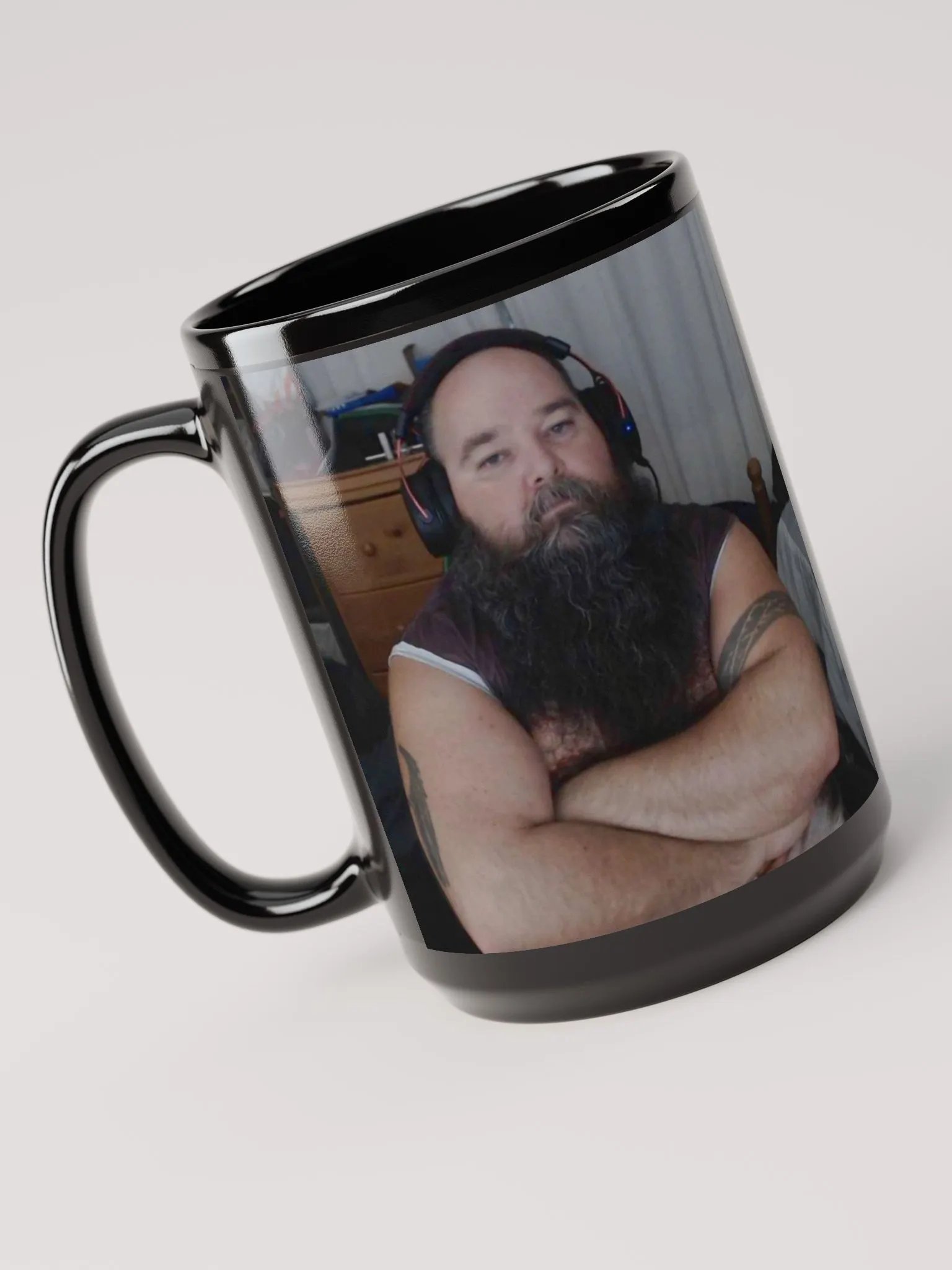 ftap Black Crossed Arms Coffee Cup product image (3)