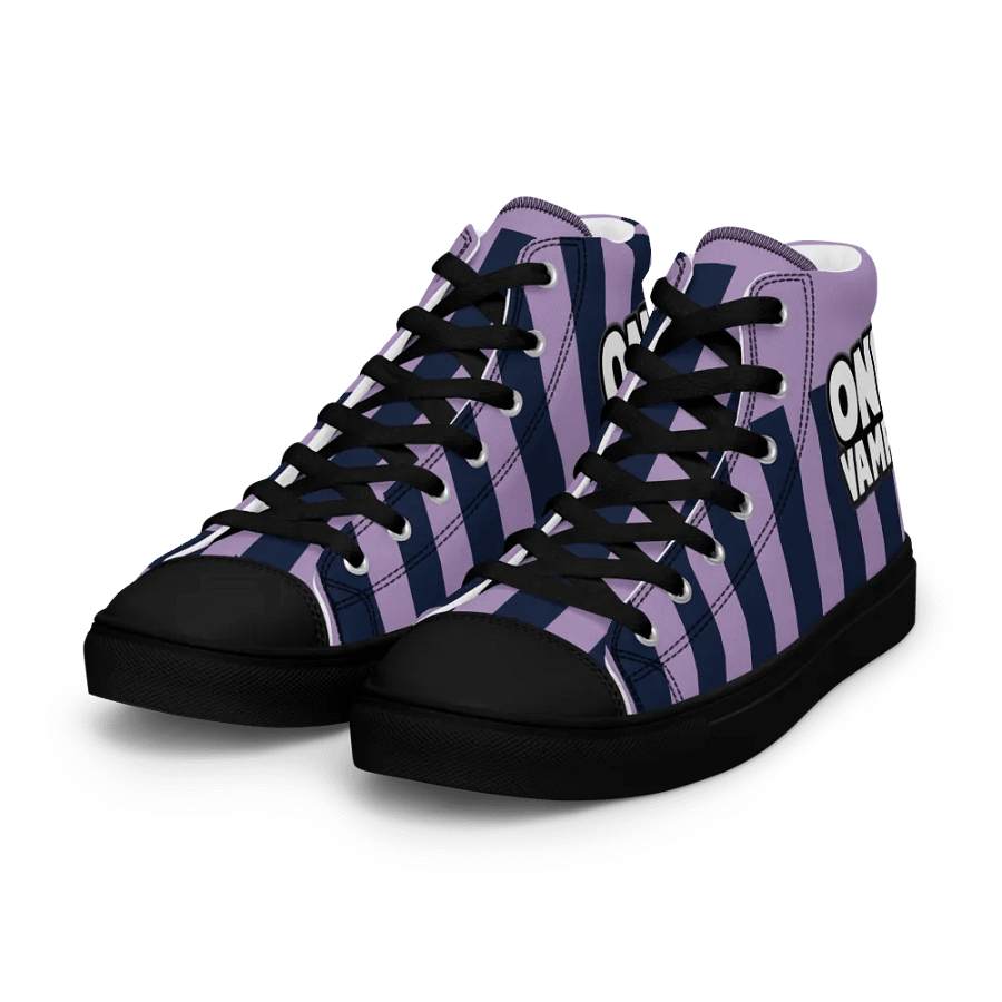 Women's High Top Canvas Shoes OneVamps Purple Blue color product image (7)