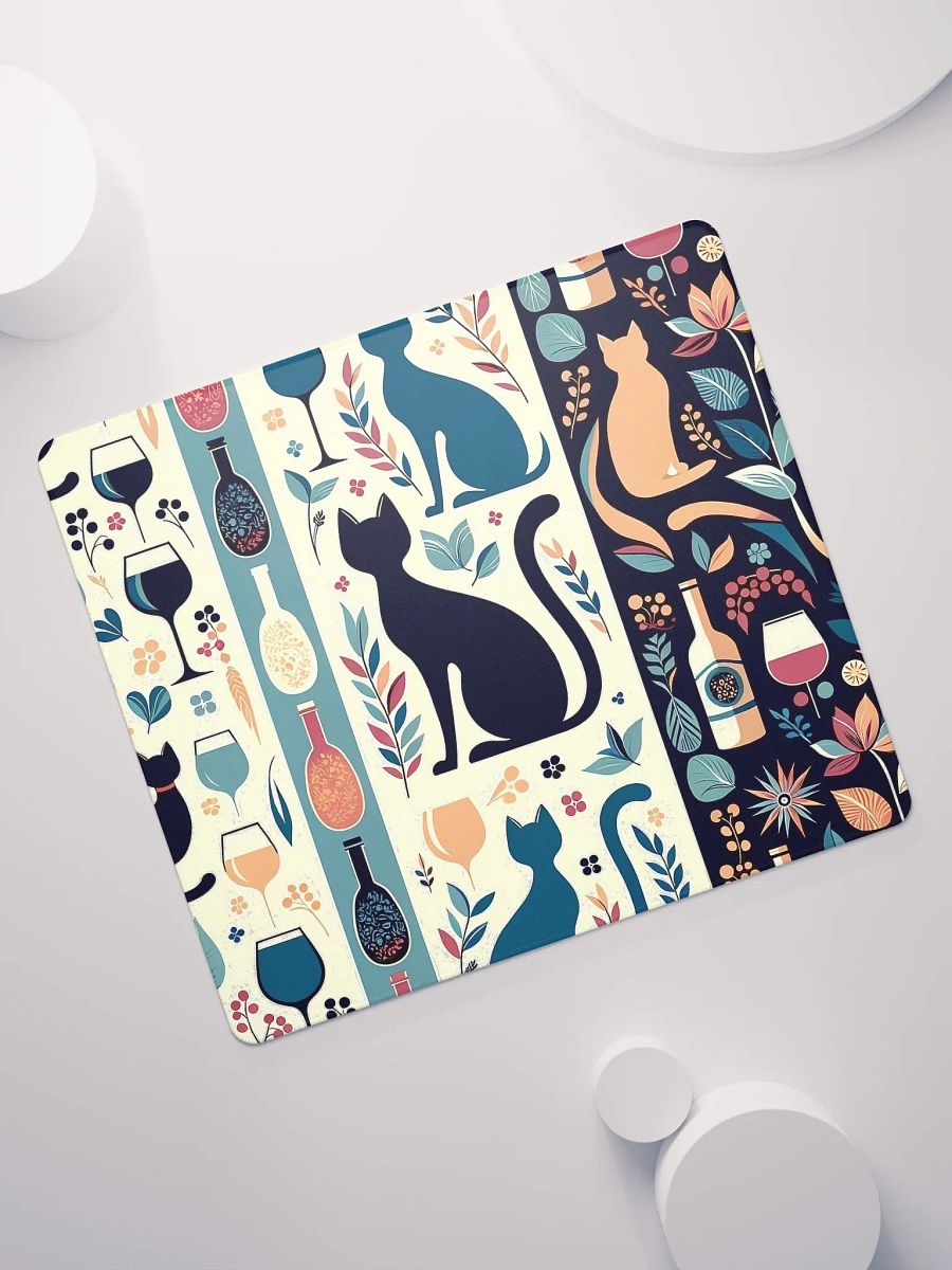 Gaming Mouse Pad: Cats and Wine product image (11)