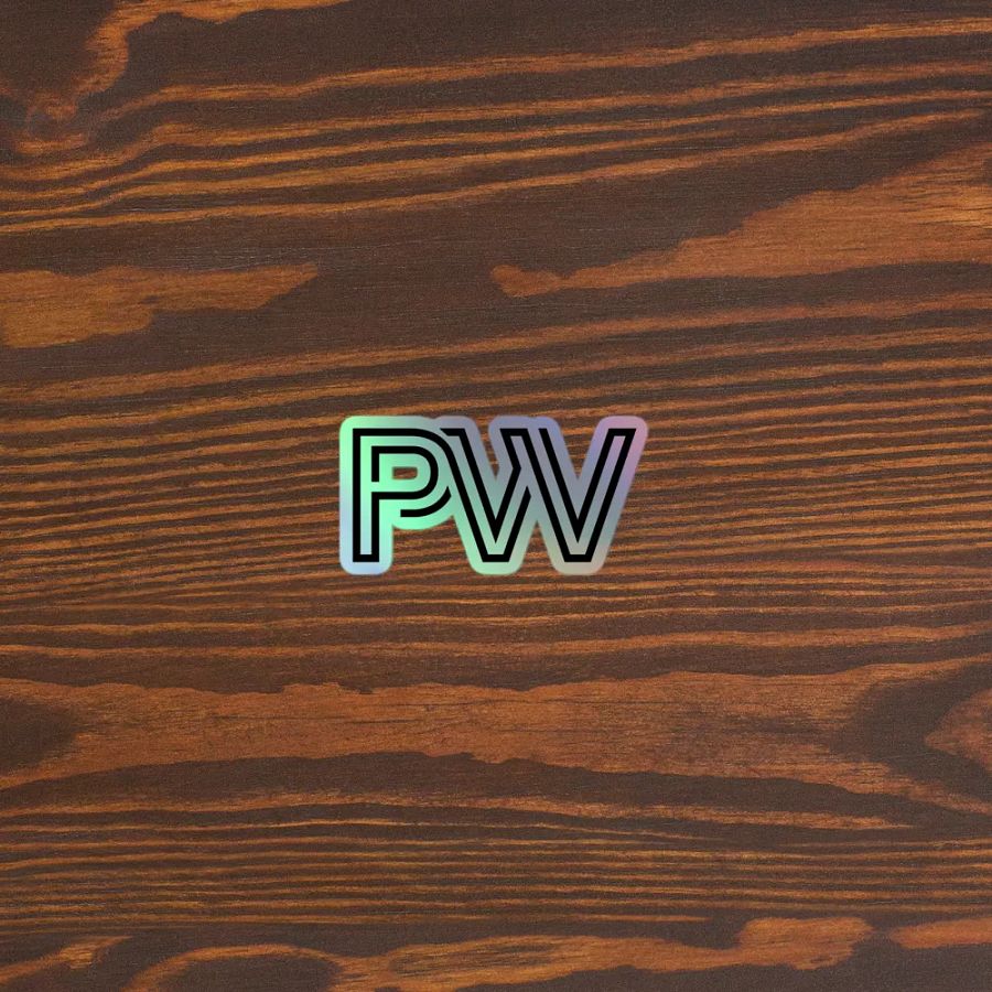 PW holographic sticker product image (3)